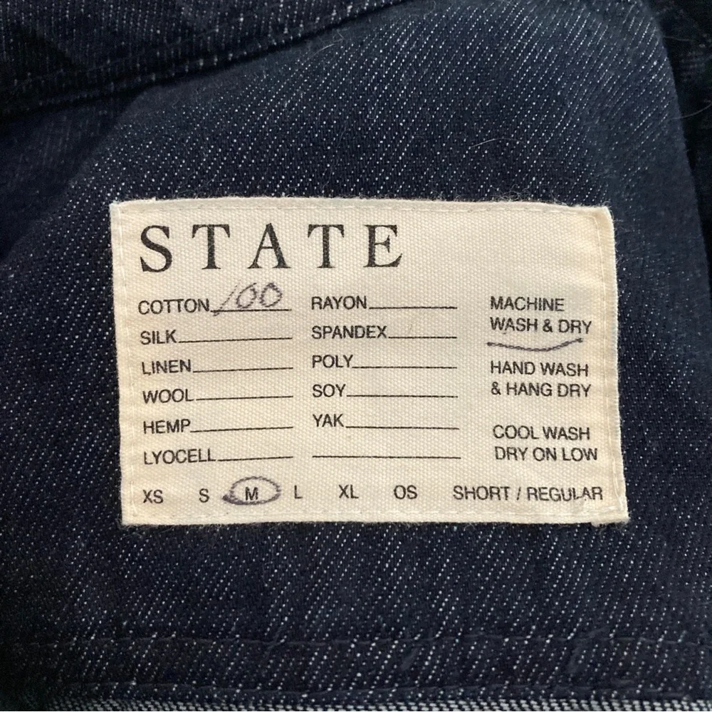 State Denim Collared Dress - Picture 7 of 8